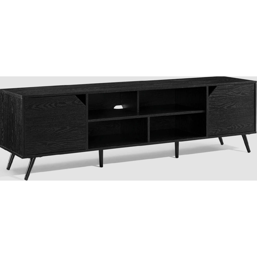 Noah 70" TV Stand in Black Finish