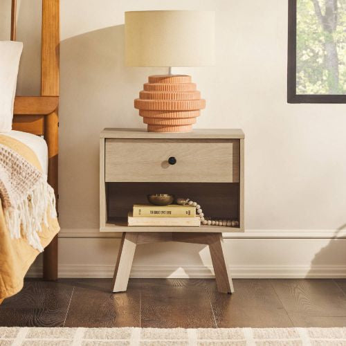 Set of Nightstands in Coastal Oak Finish