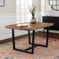 Durango 52" Solid Pine Wood Dining Table in Rustic Oak