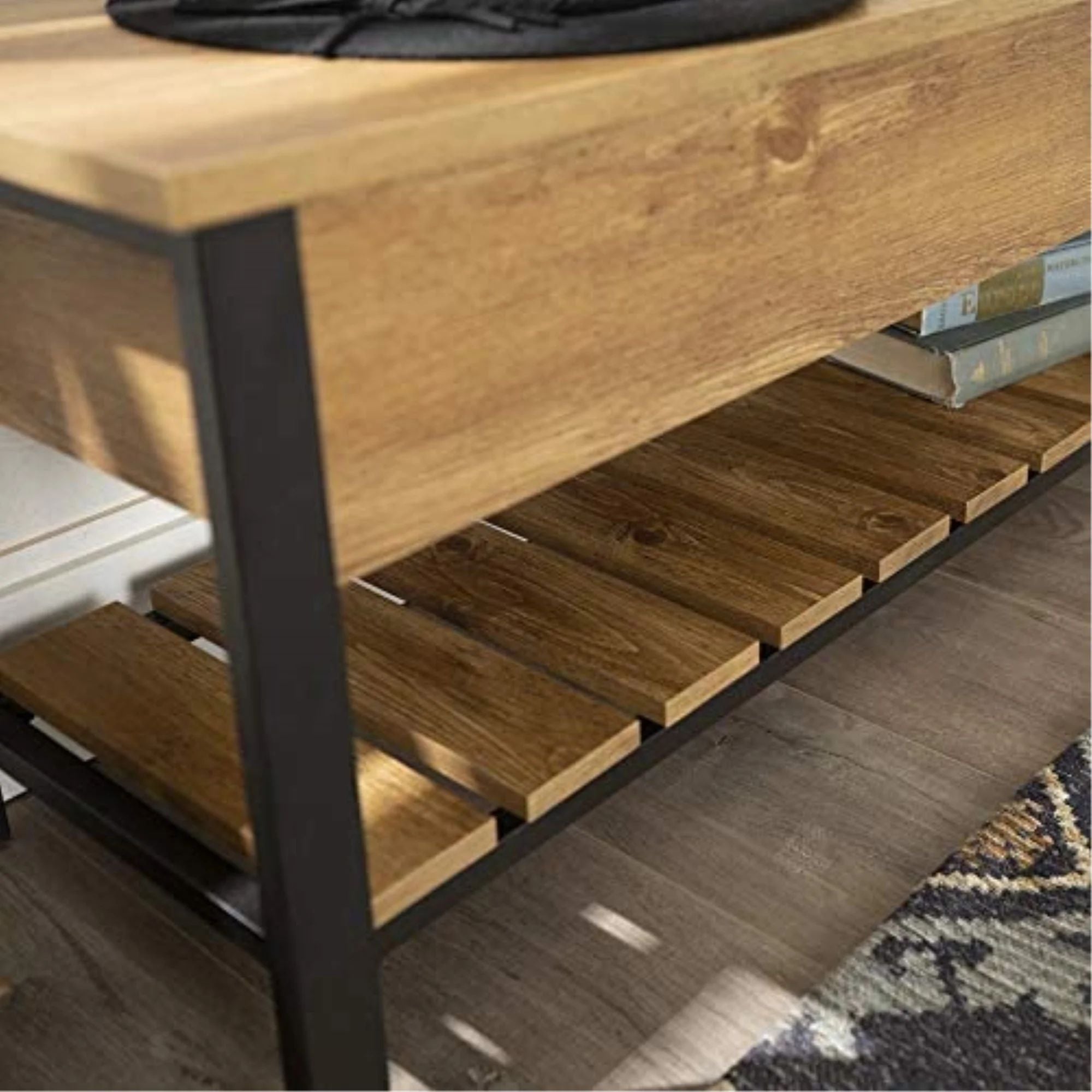 48” Modern Farmhouse Storage Bench