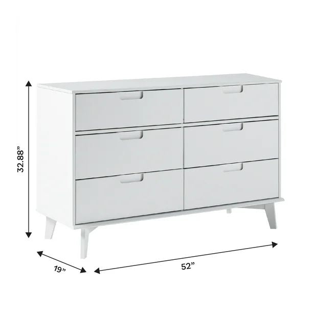 Sonoma 6-Drawer Solid Wood Dresser
