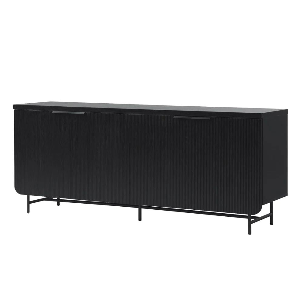 Reema Scandinavian Sideboard & TV Stand - Black