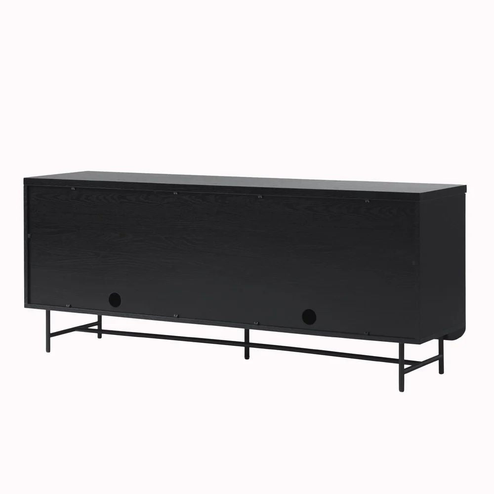 Reema Scandinavian Sideboard & TV Stand - Black