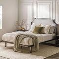 Upholstered Metal Queen Bed Frame