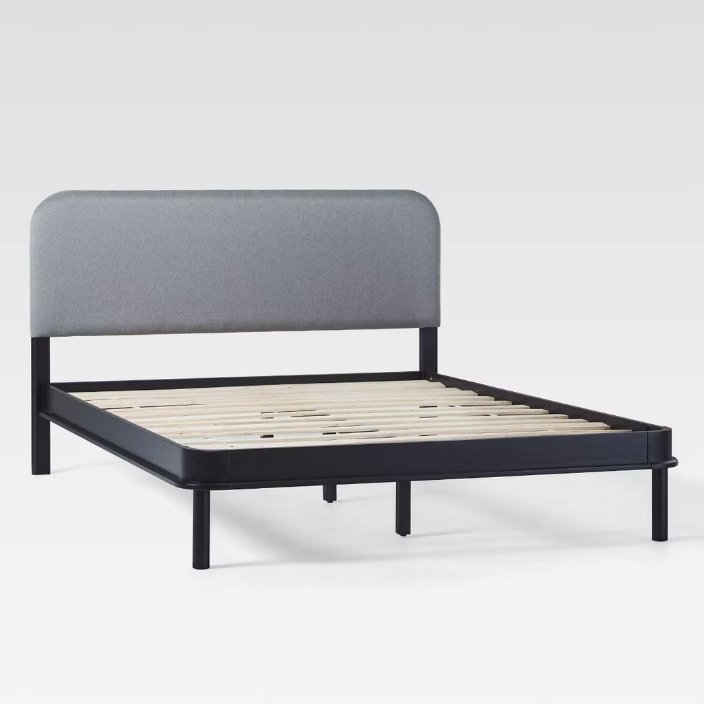 Annette Curved Queen Bed Frame