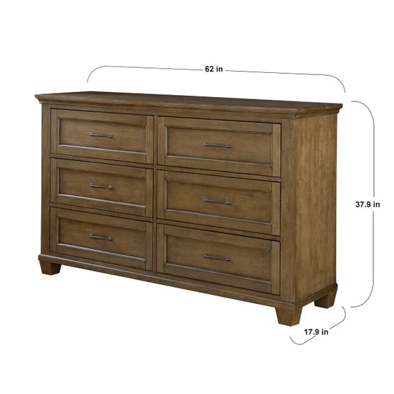 Pierson 6 Drawer Dresser