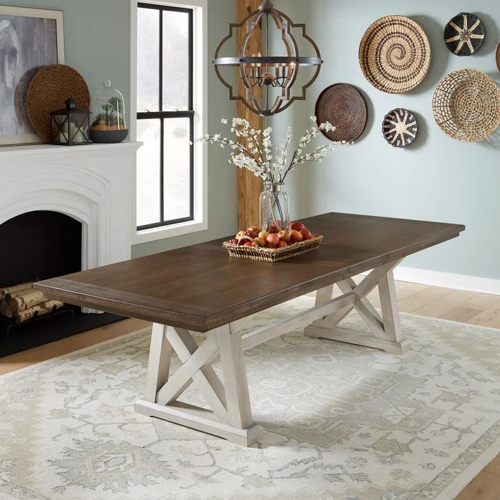Newport 9-piece Expandable  Dining Table Set