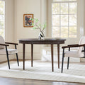 Samantha Modern Fluted Wooden 52" Oval Dining Table