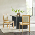 Set of 6 Catalina Solid Wood Dining Chairs - Natural