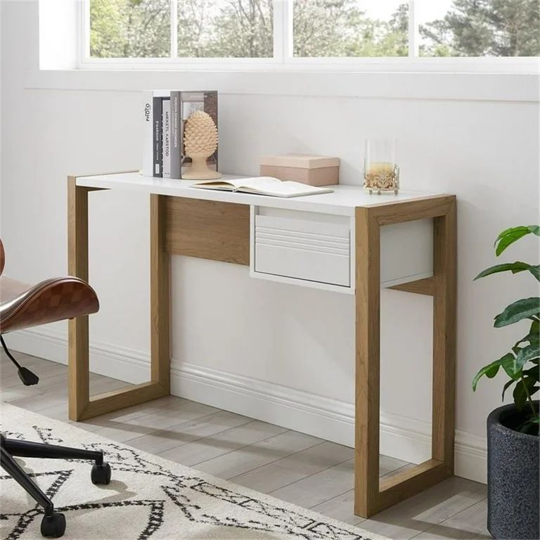 Ashton 46-inch Fluted Drawer Writing Desk